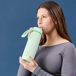 B.box 690mL Insulated Flip Top Bottle - spearmint