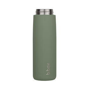 B.box 690mL Insulated Flip Top Bottle - olive