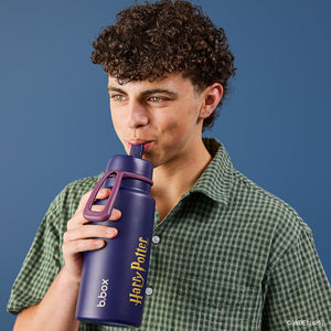 B.box Insulated Flip Top 1 Litre Drink Bottle - Harry Potter (Limited Edition)