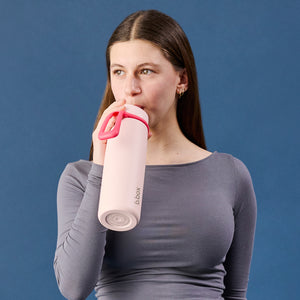B.box 690mL Insulated Flip Top Bottle - pink paradise