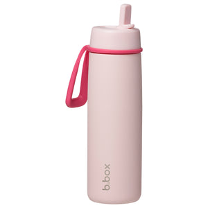 B.box 690mL Insulated Flip Top Bottle - pink paradise