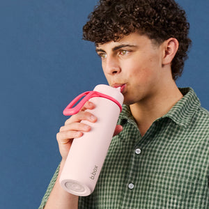 B.box 690mL Insulated Flip Top Bottle - pink paradise