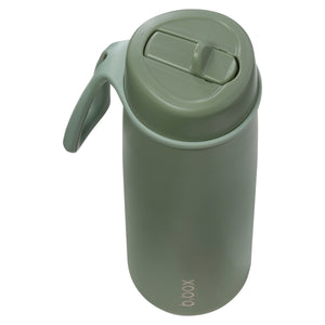 B.box 690mL Insulated Flip Top Bottle - olive