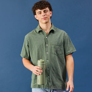 B.box 690mL Insulated Flip Top Bottle - olive