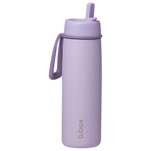 B.box 690mL Insulated Flip Top Bottle - lilac love