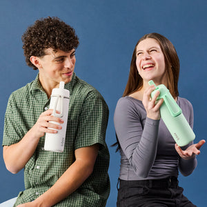 B.box 690mL Insulated Flip Top Bottle - spearmint