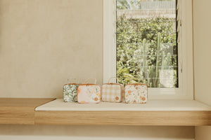 Oioi Mini Insulated Lunch Bag - Beige Gingham