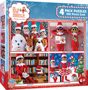 Elf on the Shelf 4 Puzzle Pack