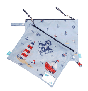 Spencil Little Clean and Dirty Bags - Little Sailor