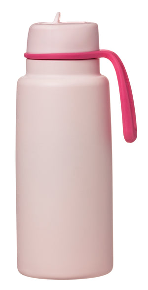 B.box Insulated Flip Top 1 Litre Drink Bottle - Pink Paradise