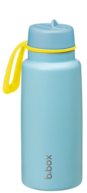 B.box Insulated Flip Top 1 Litre Drink Bottle - Pool side