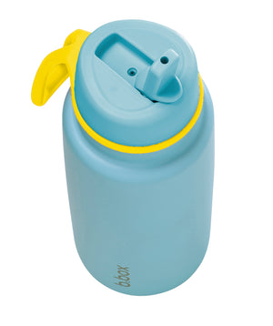 B.box Insulated Flip Top 1 Litre Drink Bottle - Pool side