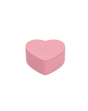 MontiiCo Silicone Heart Tub - Bubblegum