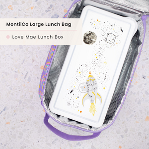 MontiiCo Large Insulated Lunch Bag - Construction