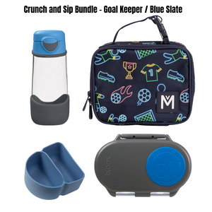 Crunch and Sip Bundle - Goal Keeper / Blue Slate