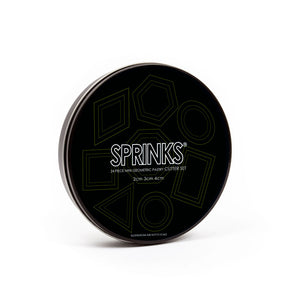 24-Piece MINI GEOMETRIC Stainless Pastry Cutter Set - by Sprinks