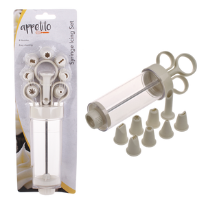 APPETITO SYRINGE ICING SET W/ 8 NOZZLES