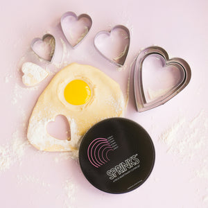 6-Piece HEART Stainless Pastry Cutter Set - by Sprinks