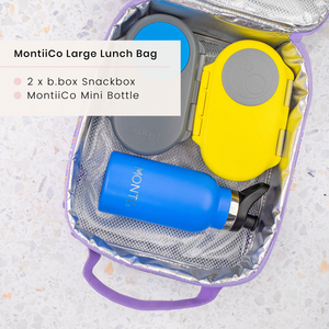MontiiCo Large Insulated Lunch Bag - Construction