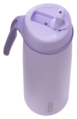B.box 690mL Insulated Flip Top Bottle - lilac love
