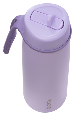 B.box 690mL Insulated Flip Top Bottle - lilac love