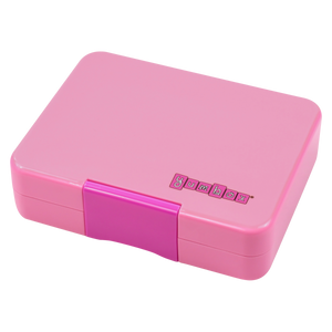 YUMBOX SNACK BOX 3 COMPARTMENT - POWER PINK - RAINBOW