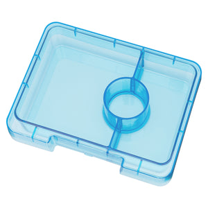 YUMBOX SNACK BOX 3 COMPARTMENT - TWINKLE AQUA - GLITTER