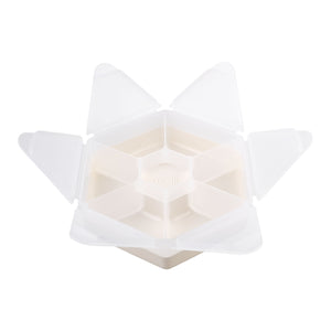 MELII LUXE HEXAGON SNACKLE BOX - Ivory