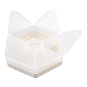 MELII LUXE HEXAGON SNACKLE BOX - Ivory