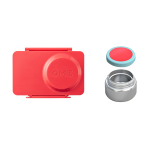 OMIEBOX UP HOT & COLD BENTO BOX - CHERRY PINK