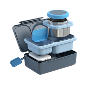 OMIEBOX UP HOT & COLD BENTO BOX - GRAPHITE