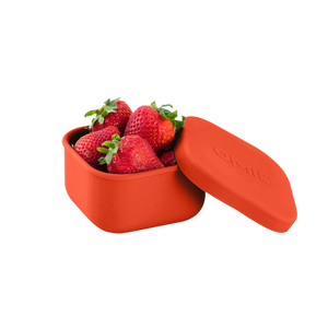 OMIE OMIESNACK SILICONE CONTAINER 280ML - Red