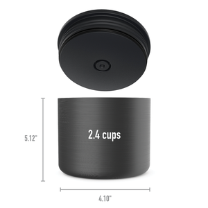 BENTGO STAINLESS STEEL INSULATED FOOD CONTAINER 560ML - Carbon Black