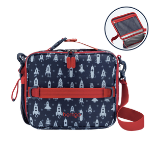 BENTGO KID'S PRINT LUNCH BAG - SPACE ROCKETS