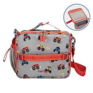 BENTGO KID'S PRINT LUNCH BAG - TRUCKS