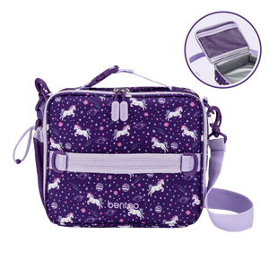 BENTGO KID'S PRINT LUNCH BAG - UNICORNS