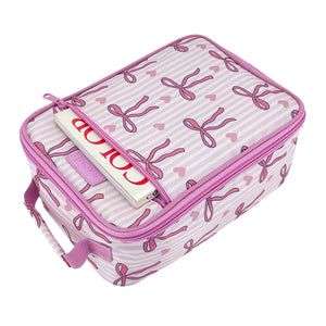 Sachi Insulated Lunch Bag - Bows With Hearts
