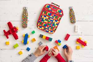 Sachi Insulated Lunch Bag - Bricks