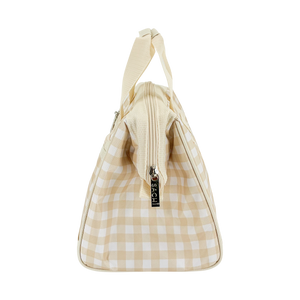 SACHI 'STYLE 34' INSULATED LUNCH BAG - BEIGE GINGHAM