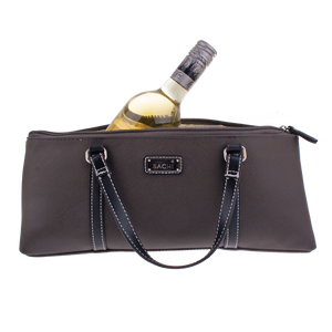 SACHI INSULATED WINE PURSE - CHARCOAL