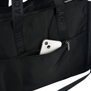 SACHI INSULATED EVERYDAY TOTE - Black