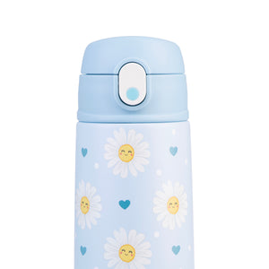 OASIS STAINLESS STEEL DOUBLE WALL INSULATED KID'S DRINK BOTTLE W/ SIPPER 550ML - Daydream Daisies