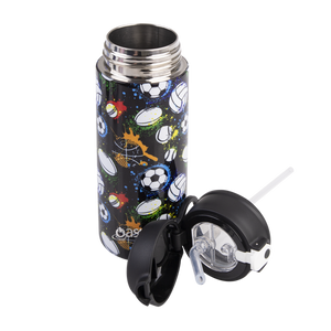 OASIS STAINLESS STEEL DOUBLE WALL INSULATED KID'S DRINK BOTTLE W/ SIPPER 550ML -SPORTS