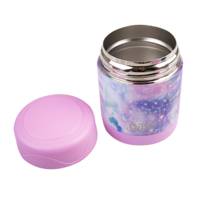 OASIS STAINLESS STEEL DOUBLE WALL INSULATED KID'S FOOD FLASK 300ML -GALAXY