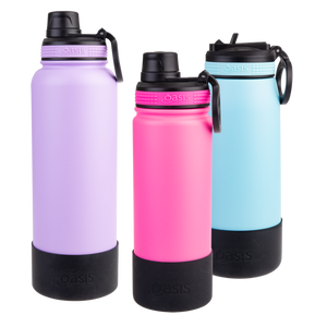 OASIS SILICONE BUMPER TO FIT "CHALLENGER" SPORTS BOTTLE 550ML - BLACK