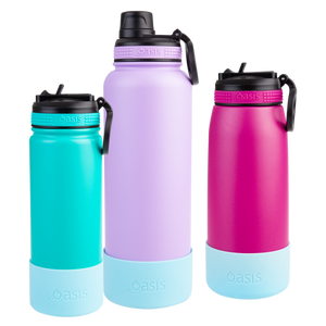 OASIS SILICONE BUMPER TO FIT "CHALLENGER" SPORTS BOTTLE 550ML - BLACK