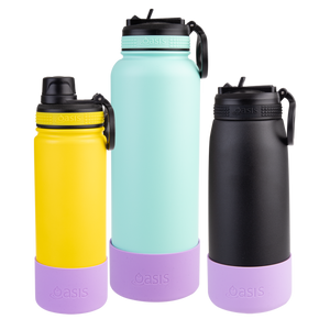 OASIS SILICONE BUMPER TO FIT "CHALLENGER" SPORTS BOTTLE 550ML - BLACK
