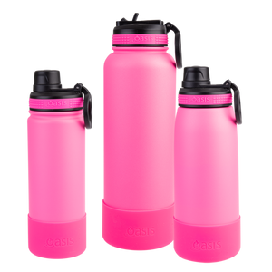 OASIS SILICONE BUMPER TO FIT "CHALLENGER" SPORTS BOTTLE 550ML - BLACK