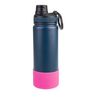 OASIS SILICONE BUMPER TO FIT "CHALLENGER" SPORTS BOTTLE 550ML - BLACK