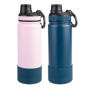 OASIS SILICONE BUMPER TO FIT "CHALLENGER" SPORTS BOTTLE 550ML - BLACK